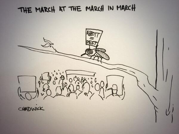 The March at the March in March