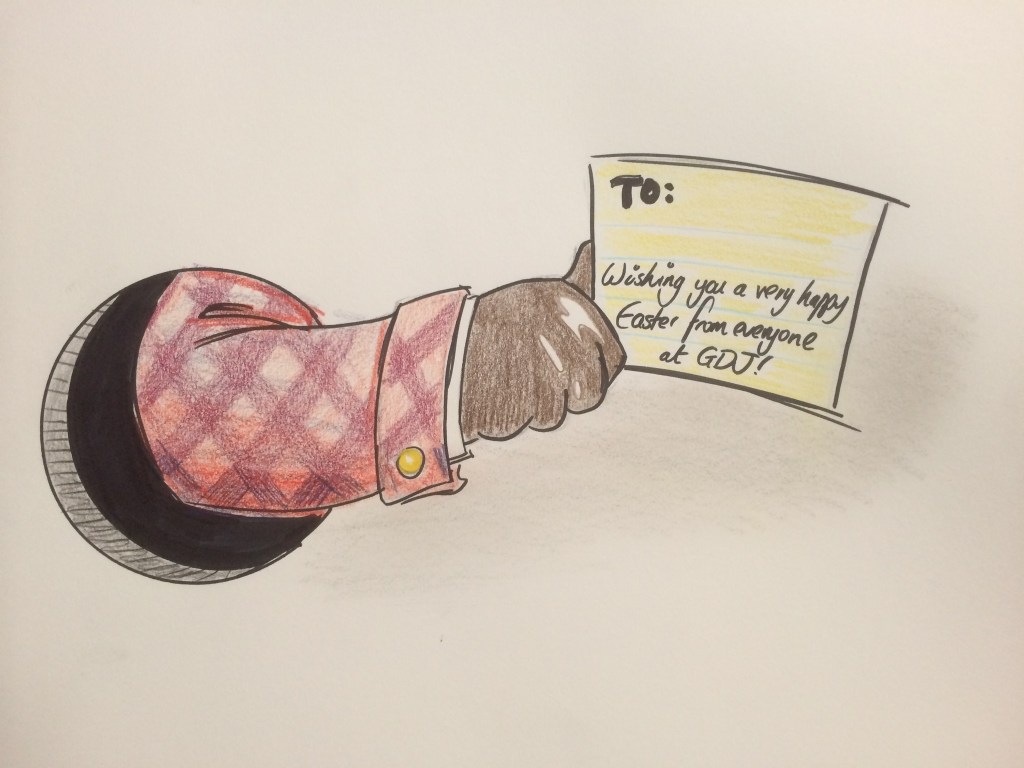 GDJ Easter card sketch