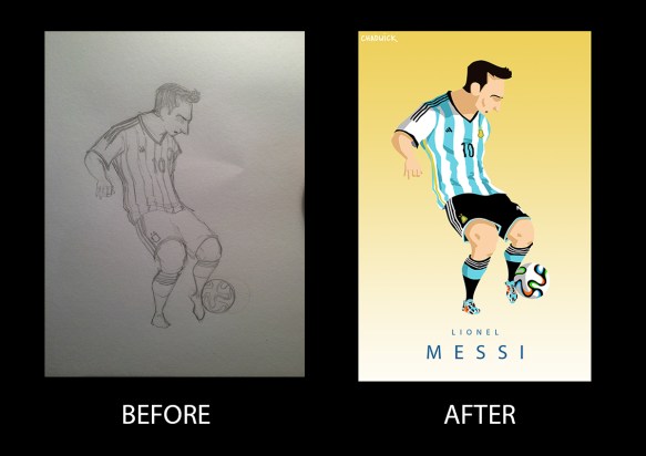 Messi Before and After